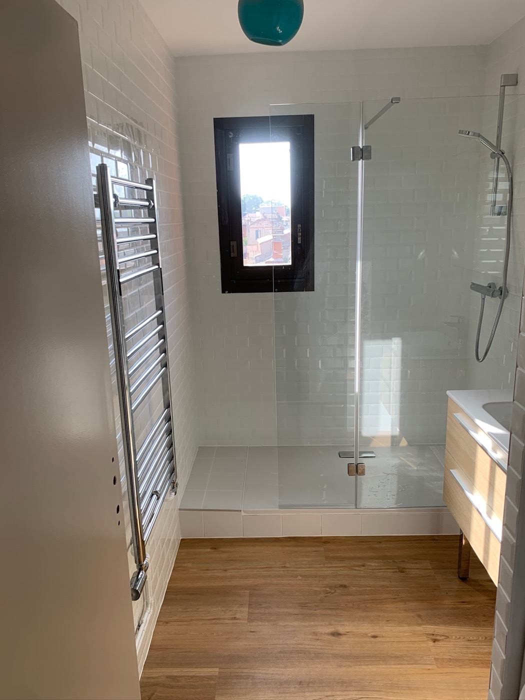 Après : salle de bain rénovée